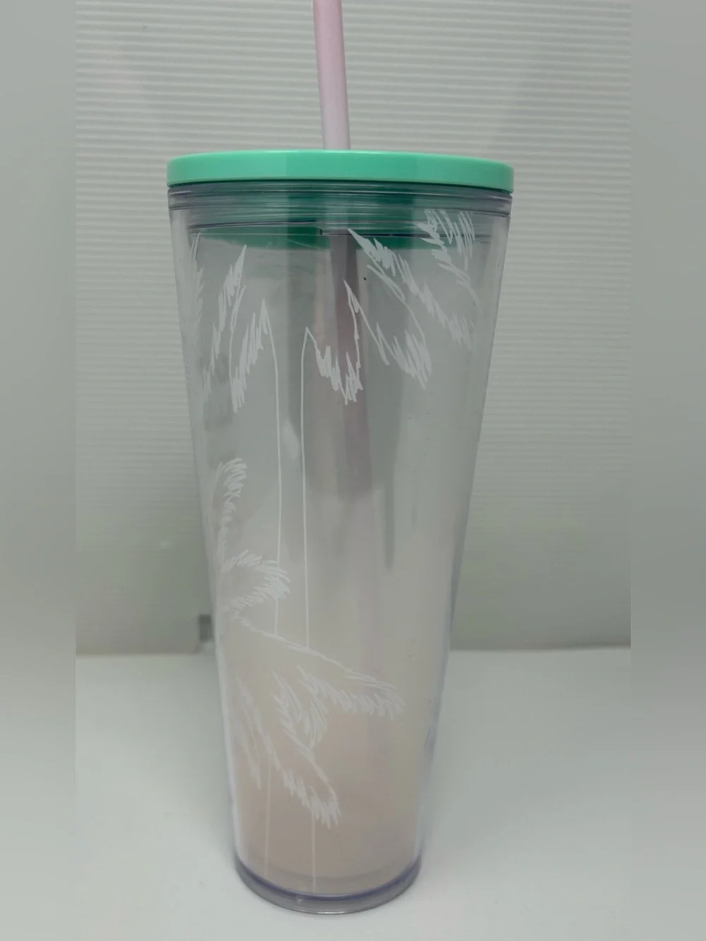 Starbucks Los Angeles Tropical Palm Trees Venti Tumbler 24oz